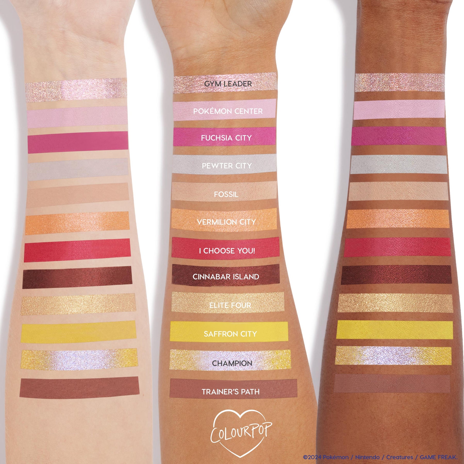 Pokémon x ColourPop Collection - Travel Edit